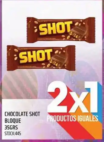 Supermercados Todo Shot Chocolate Bloque 35grs oferta