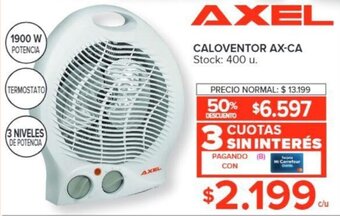 Carrefour AXEL CALOVENTOR AX-CA Stock: 400 u. oferta