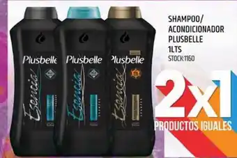 Supermercados Todo Plusbelle Shampoo/Acondicionador 1lts oferta