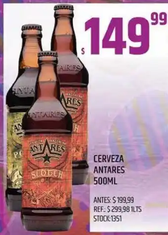 Supermercados Todo Antares Cerveza 500ml oferta