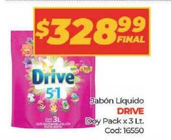 Diarco Drive Jabón Líquido Doy Pack x 3 Lt. oferta
