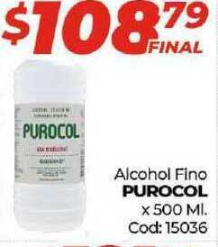 Diarco Purocol Alcohol Fino x 500ml oferta
