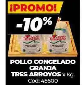Diarco Granja Tres Arroyos Pollo Congelado x Kg. oferta