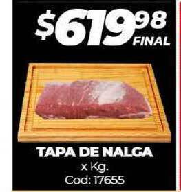 Diarco Tapa De Nalga x Kg. oferta