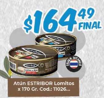 Diarco Estribor Atún Lomitos x 170gr oferta