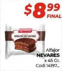 Diarco Nevares Alfajor x 45gr oferta