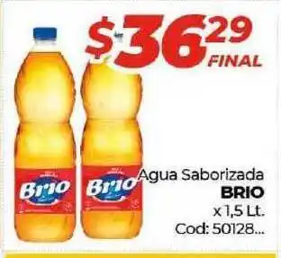 Diarco Brio Agua Saborizada x 1,5Lt. oferta