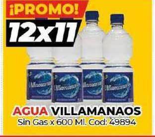 Diarco Villamanaos Agua Sin Gas x 600ml oferta