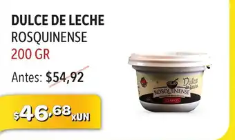 El Milagro Mayorista Dulce De Leche Rosquinense 200gr oferta