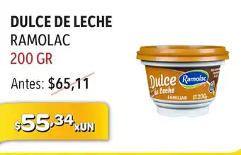 El Milagro Mayorista Dulce De Leche Ramolac 200gr oferta