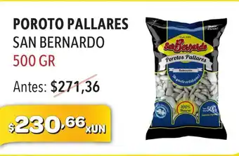 El Milagro Mayorista Poroto Pallares San Bernardo 500gr oferta
