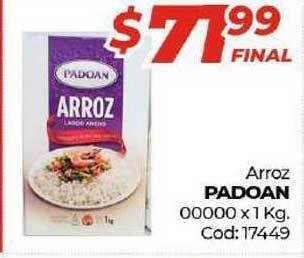 Diarco Padoan Arroz 00000 x 1Kg oferta