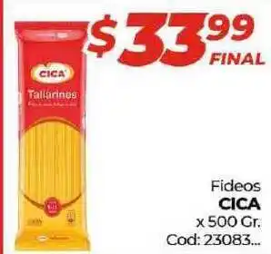 Diarco Cica Fideos x 500gr oferta