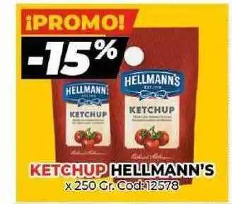 Diarco Hellmann's Ketchup x 250 Gr. oferta
