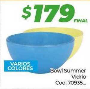 Diarco Bowl Summer Vidrio oferta