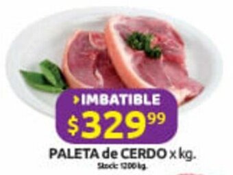 Cordiez Paleta de Cerdo x kg oferta