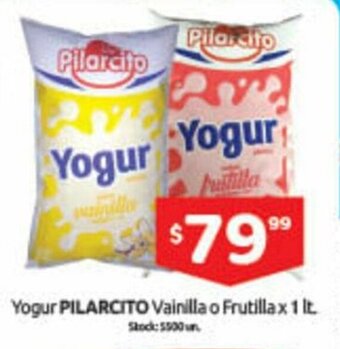 Cordiez Pilarcito Yogur Vainilla o Frutilla x 1lt oferta