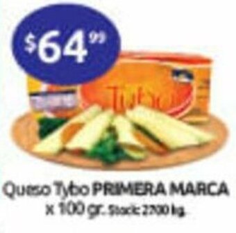 Cordiez Primera Marca Queso Tybo x 100gr oferta