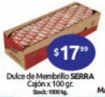 Cordiez Serra Dulce de Membrillo Cajón x 100gr oferta