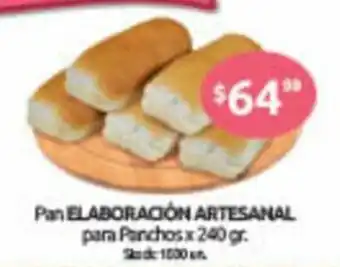 Cordiez Elaboración Artesanal Pan para Panchos x 240gr oferta