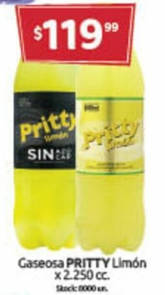 Cordiez Pritty Gaseosa Limón x 2.250cc oferta