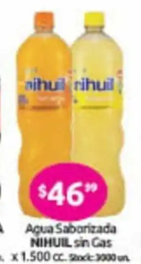 Cordiez Nihuil Agua Saborizada sin Gas x 1.500cc oferta