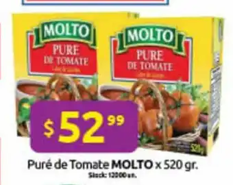 Cordiez Molto Puré de Tomate x 520gr oferta