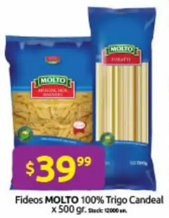 Cordiez Molto Fideos 100% Trigo Candeal x 500gr oferta