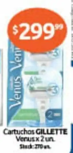 Cordiez Gillette Cartuchos Venus x 2un oferta