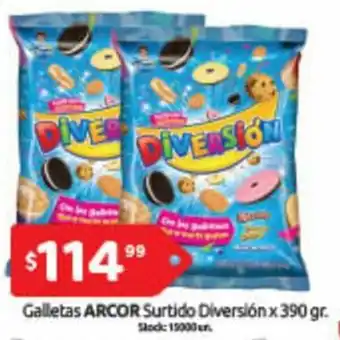 Cordiez Arcor Galletas Surtido Diversión x 390gr oferta