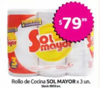Cordiez Sol Mayor Rollo de Cocina x 3un oferta