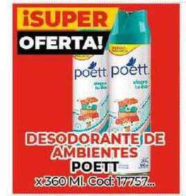 Diarco Poett Desodorante de Ambientes x 360ml oferta