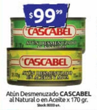 Cordiez Cascabel Atún Desmenuzado al Natural o en Aceite x 170gr oferta