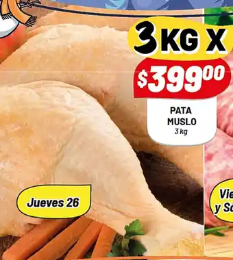 Almacor Pata Muslo x 3kg oferta