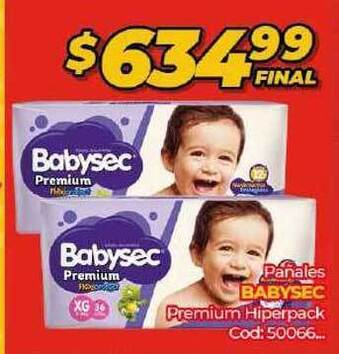 Diarco Babysec Pañales Premium Hiperpack oferta