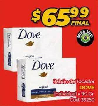 Diarco Dove Jabón de Tocador Individual x 90 Gr. oferta
