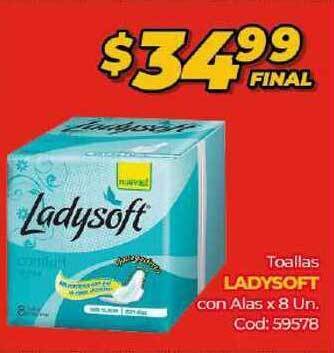 Diarco Ladysoft Toallas con Alas x 8 Un. oferta