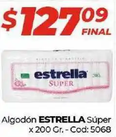 Diarco Estrella Algodón Súper x 200gr oferta