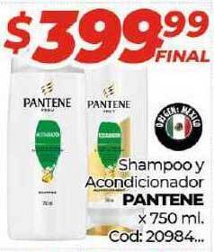 Diarco Pantene Shampoo y Acondicionador x 750ml oferta