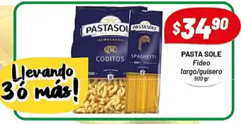 Almacor Pasta Sole Fideo largo/guisero 500gr oferta