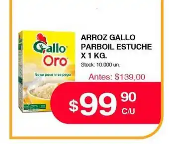 Supermercados Tadicor Gallo Arroz Parboil Estuche x 1Kg oferta