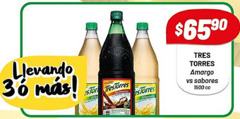 Almacor Tres Torres Amargo vs sabores 1500cc oferta