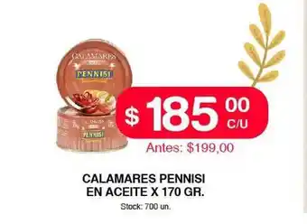 Supermercados Tadicor Calamares Pennisi En Aceite x 170gr oferta