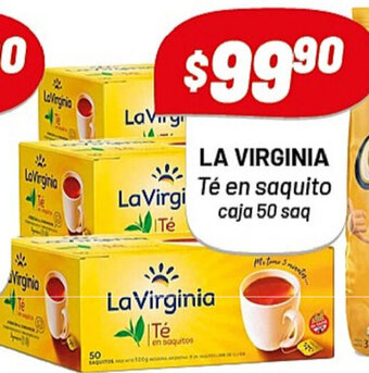 Almacor La Virginia Té en saquito caja 50 saq oferta