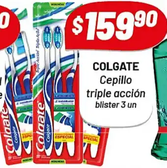 Almacor Colgate Cepillo triple acción 3un oferta