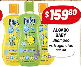 Almacor Algabo Baby Shampoo vs fragancias 444cc oferta