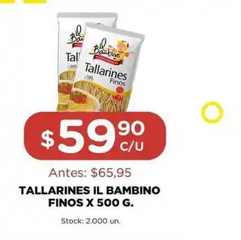 Super MAMI Il Bambino Tallarines Finos x 500g oferta
