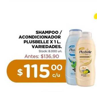 Super MAMI Plusbelle Shampoo / Acondicionador x 1 L. variedades oferta