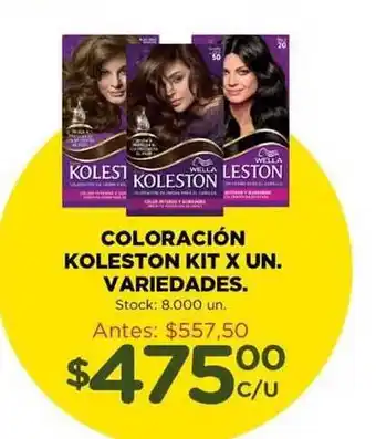 Super MAMI Koleston Coloración Kit x Un. variedades oferta