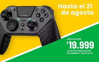 Changomas JOYSTICK DYNACOM PS4 INALÁMBRICO / BLUETOOTH oferta
